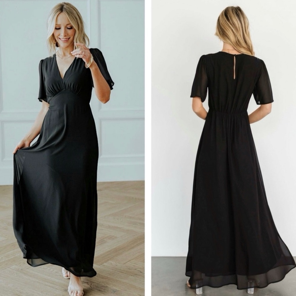 Baltic Born Black Long Sleeve Dress